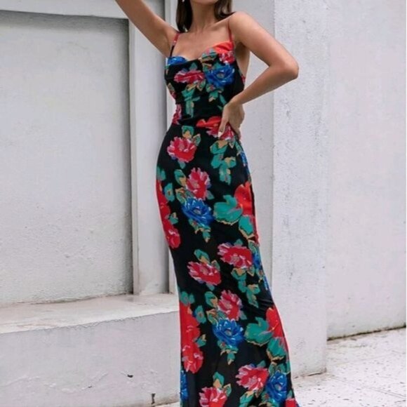 MERMAID HIGH FASHION BOHEMIAN DRESS - Picture 1 of 11